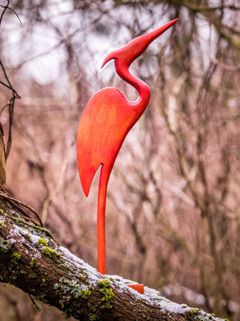 Drewniana ozdoba - ptak